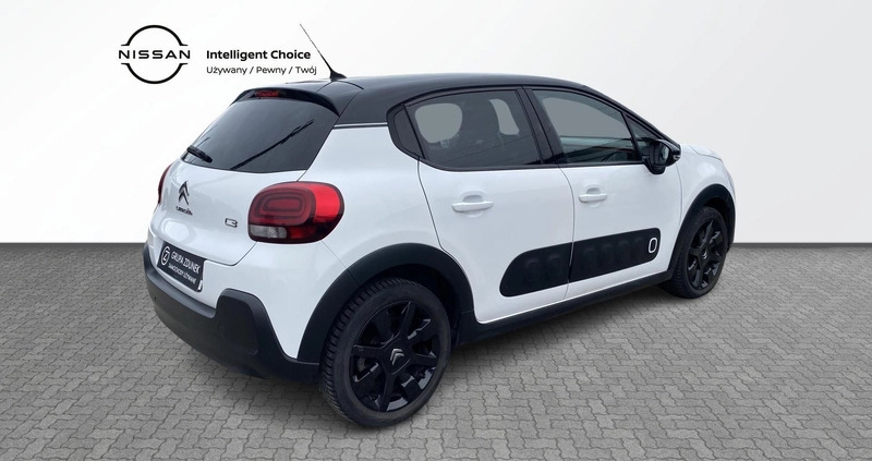 Citroen C3 cena 44900 przebieg: 103000, rok produkcji 2018 z Rumia małe 172